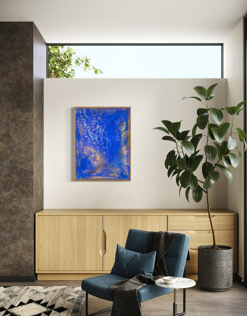 Fireflies | Framed Giclee Print on Canvas
